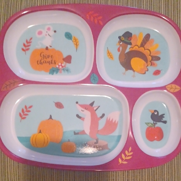Colorful Animal-Themed Divided Plates - Picture 6 of 9
